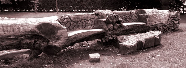 the owl bench